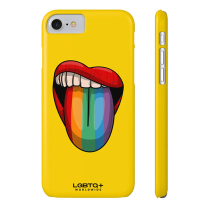 LGBTQWorldwide - ,,ZUNGE" Handyhülle Accessories, Back-to-School, card, Glossy, iPhone, iPhone Cases, Phone accessory, Phone Cases, Samsung Cases, Slim lgbtq Bekleidung Accessoires unisex Zubehör