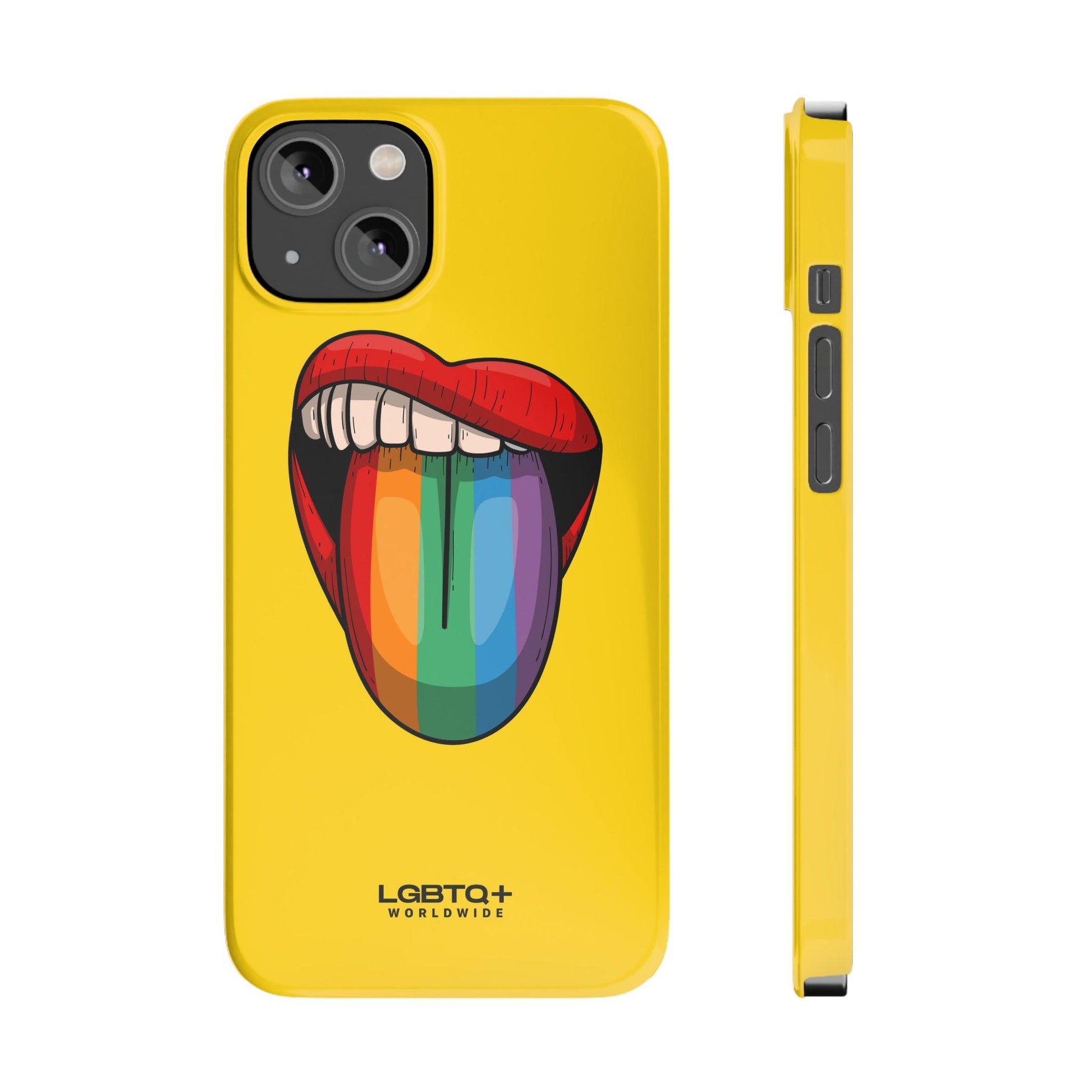 LGBTQWorldwide - ,,ZUNGE" Handyhülle Accessories, Back-to-School, card, Glossy, iPhone, iPhone Cases, Phone accessory, Phone Cases, Samsung Cases, Slim lgbtq Bekleidung Accessoires unisex Zubehör