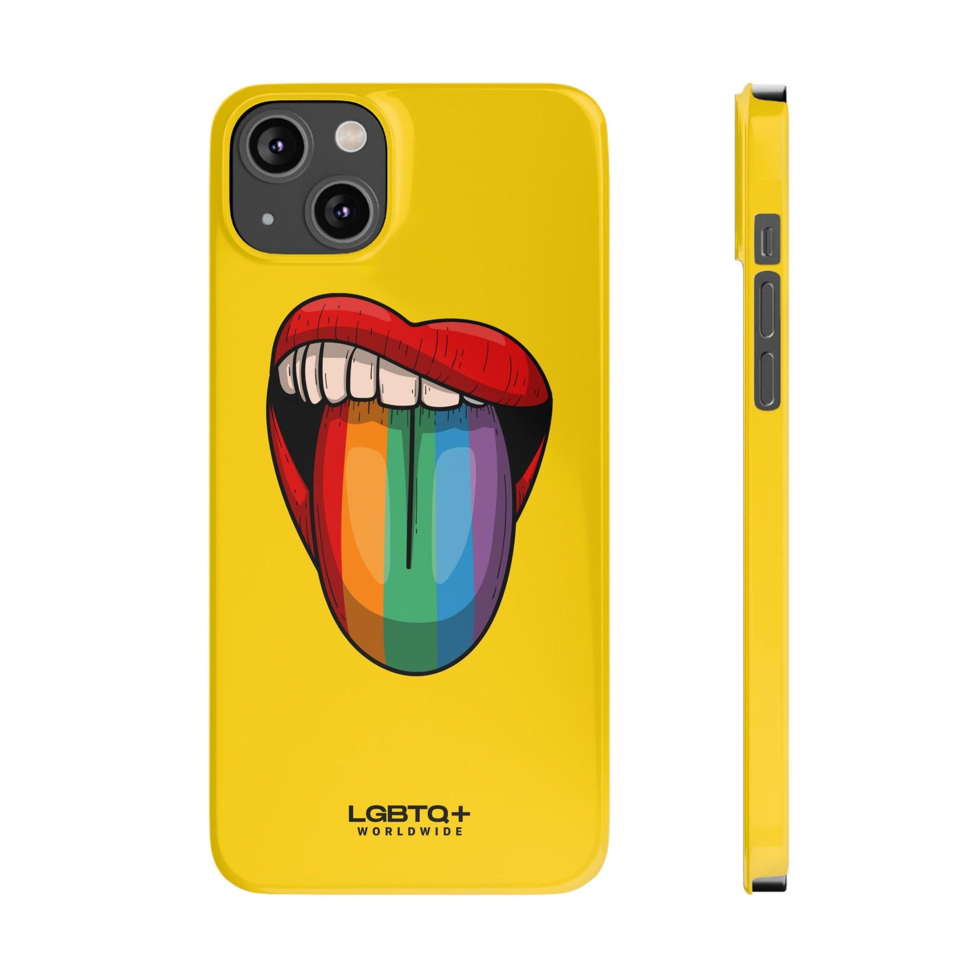 LGBTQWorldwide - ,,ZUNGE" Handyhülle Accessories, Back-to-School, card, Glossy, iPhone, iPhone Cases, Phone accessory, Phone Cases, Samsung Cases, Slim lgbtq Bekleidung Accessoires unisex Zubehör