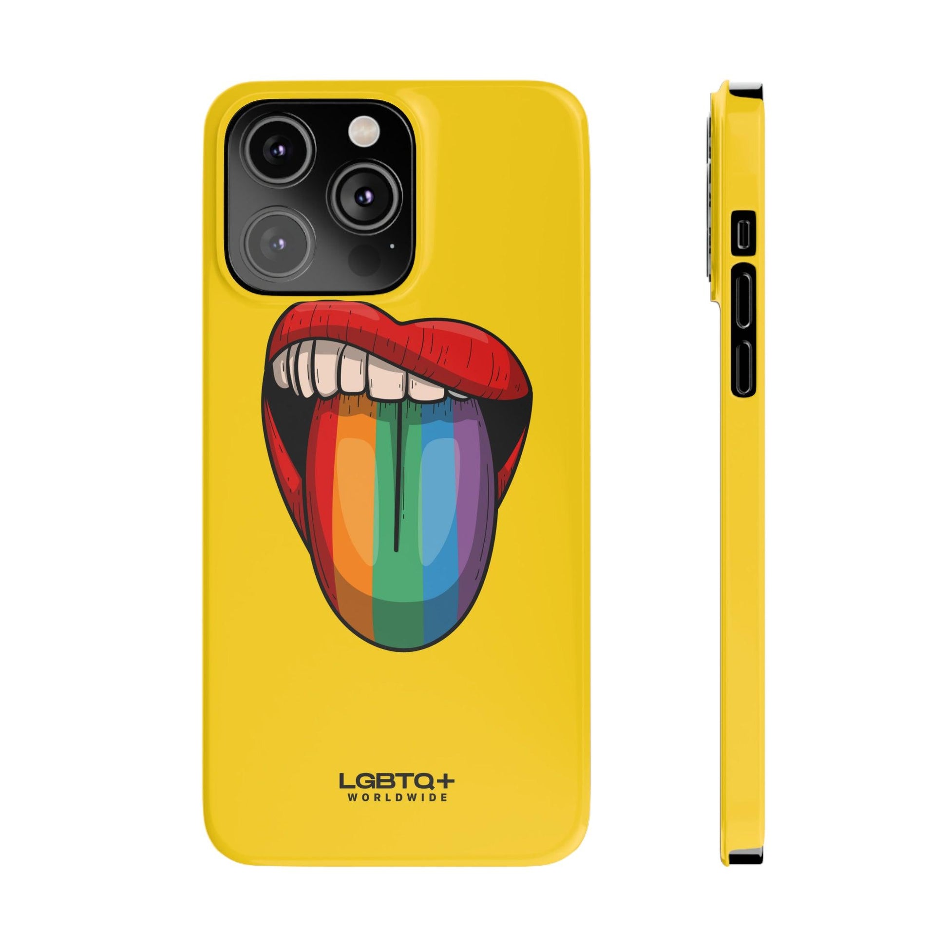 LGBTQWorldwide - ,,ZUNGE" Handyhülle Accessories, Back-to-School, card, Glossy, iPhone, iPhone Cases, Phone accessory, Phone Cases, Samsung Cases, Slim lgbtq Bekleidung Accessoires unisex Zubehör