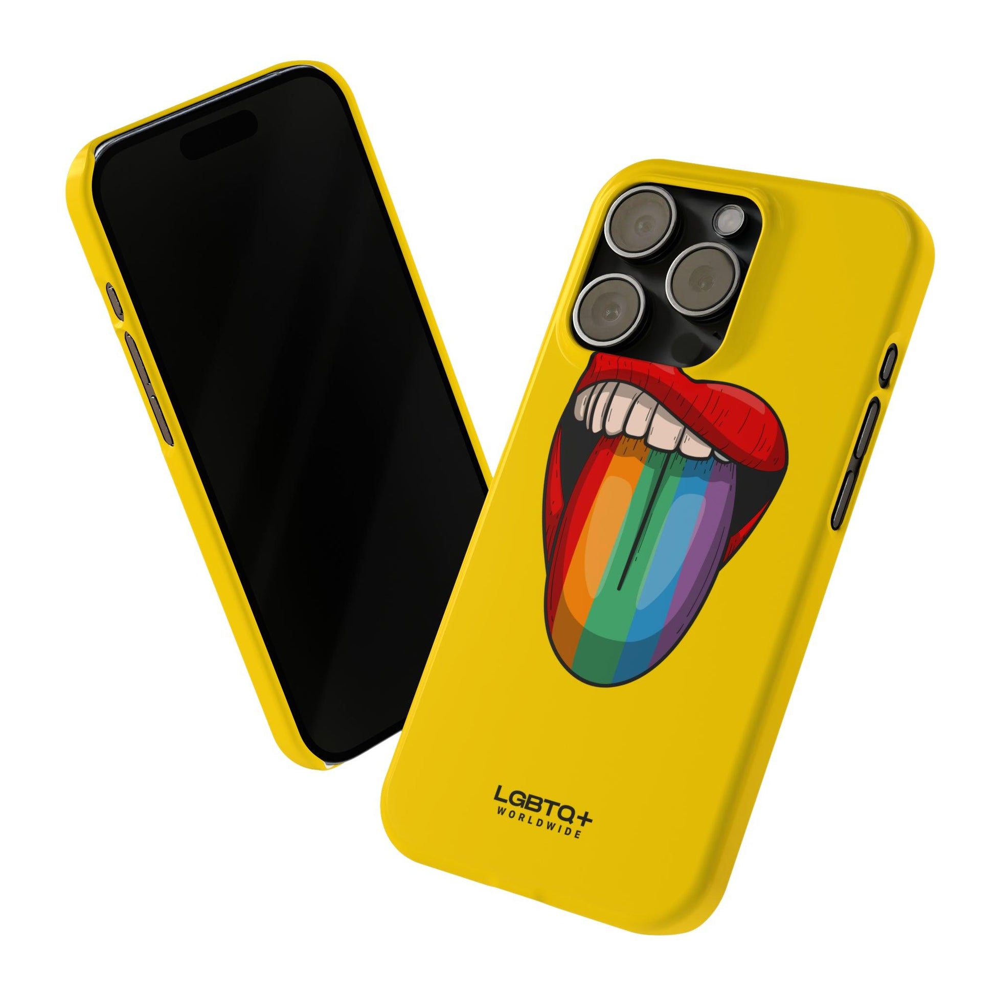 LGBTQWorldwide - ,,ZUNGE" Handyhülle Accessories, Back-to-School, card, Glossy, iPhone, iPhone Cases, Phone accessory, Phone Cases, Samsung Cases, Slim lgbtq Bekleidung Accessoires unisex Zubehör