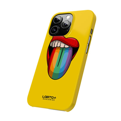 LGBTQWorldwide - ,,ZUNGE" Handyhülle Accessories, Back-to-School, card, Glossy, iPhone, iPhone Cases, Phone accessory, Phone Cases, Samsung Cases, Slim lgbtq Bekleidung Accessoires unisex Zubehör