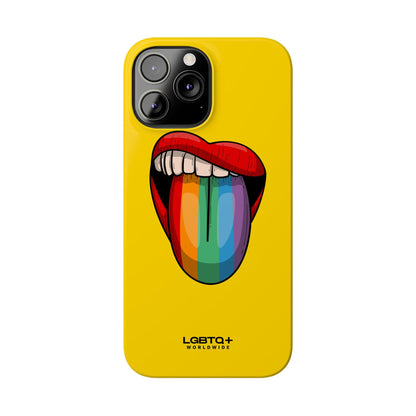 LGBTQWorldwide - ,,ZUNGE" Handyhülle Accessories, Back-to-School, card, Glossy, iPhone, iPhone Cases, Phone accessory, Phone Cases, Samsung Cases, Slim lgbtq Bekleidung Accessoires unisex Zubehör