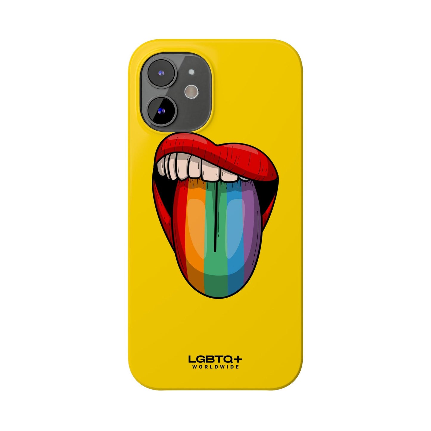 LGBTQWorldwide - ,,ZUNGE" Handyhülle Accessories, Back-to-School, card, Glossy, iPhone, iPhone Cases, Phone accessory, Phone Cases, Samsung Cases, Slim lgbtq Bekleidung Accessoires unisex Zubehör