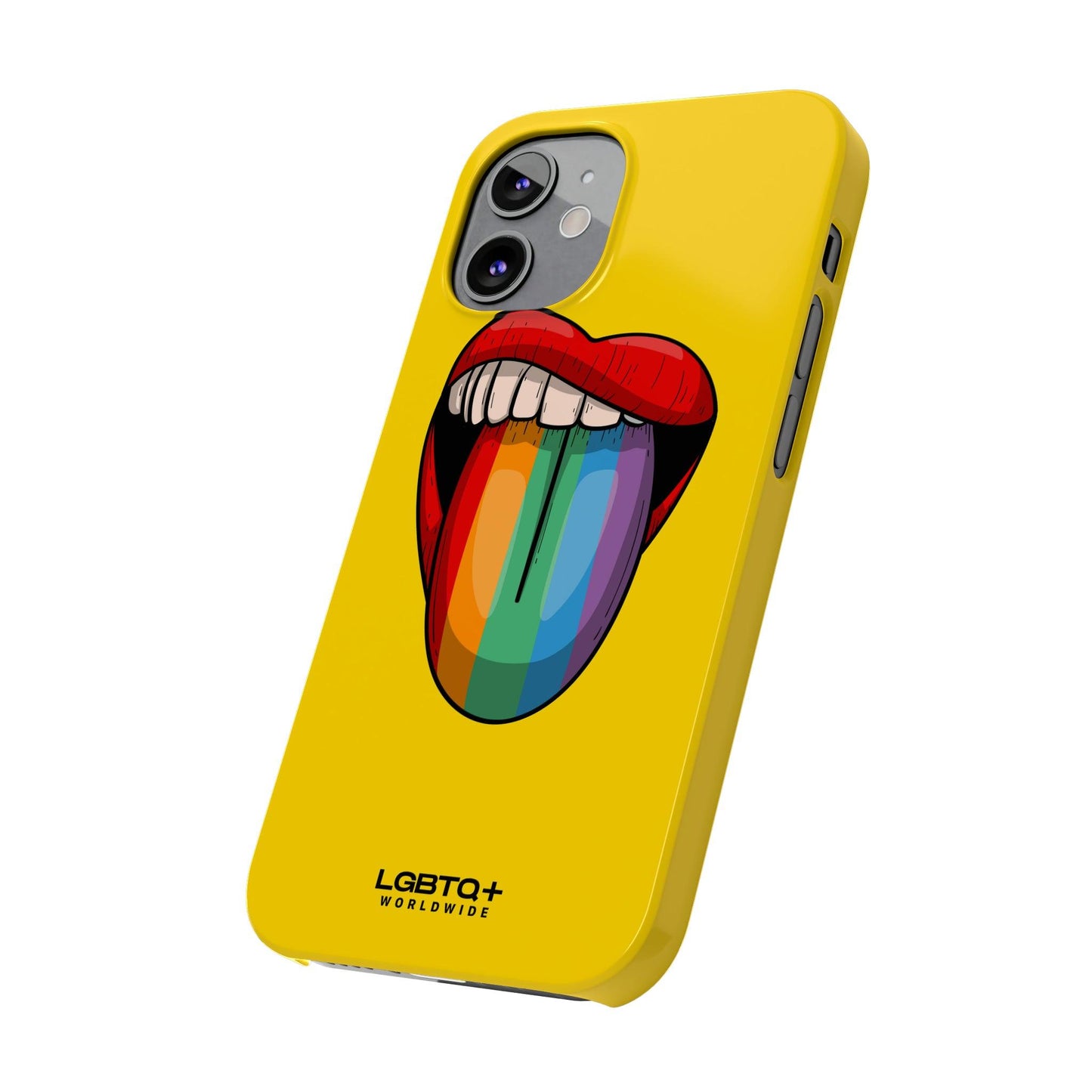 LGBTQWorldwide - ,,ZUNGE" Handyhülle Accessories, Back-to-School, card, Glossy, iPhone, iPhone Cases, Phone accessory, Phone Cases, Samsung Cases, Slim lgbtq Bekleidung Accessoires unisex Zubehör