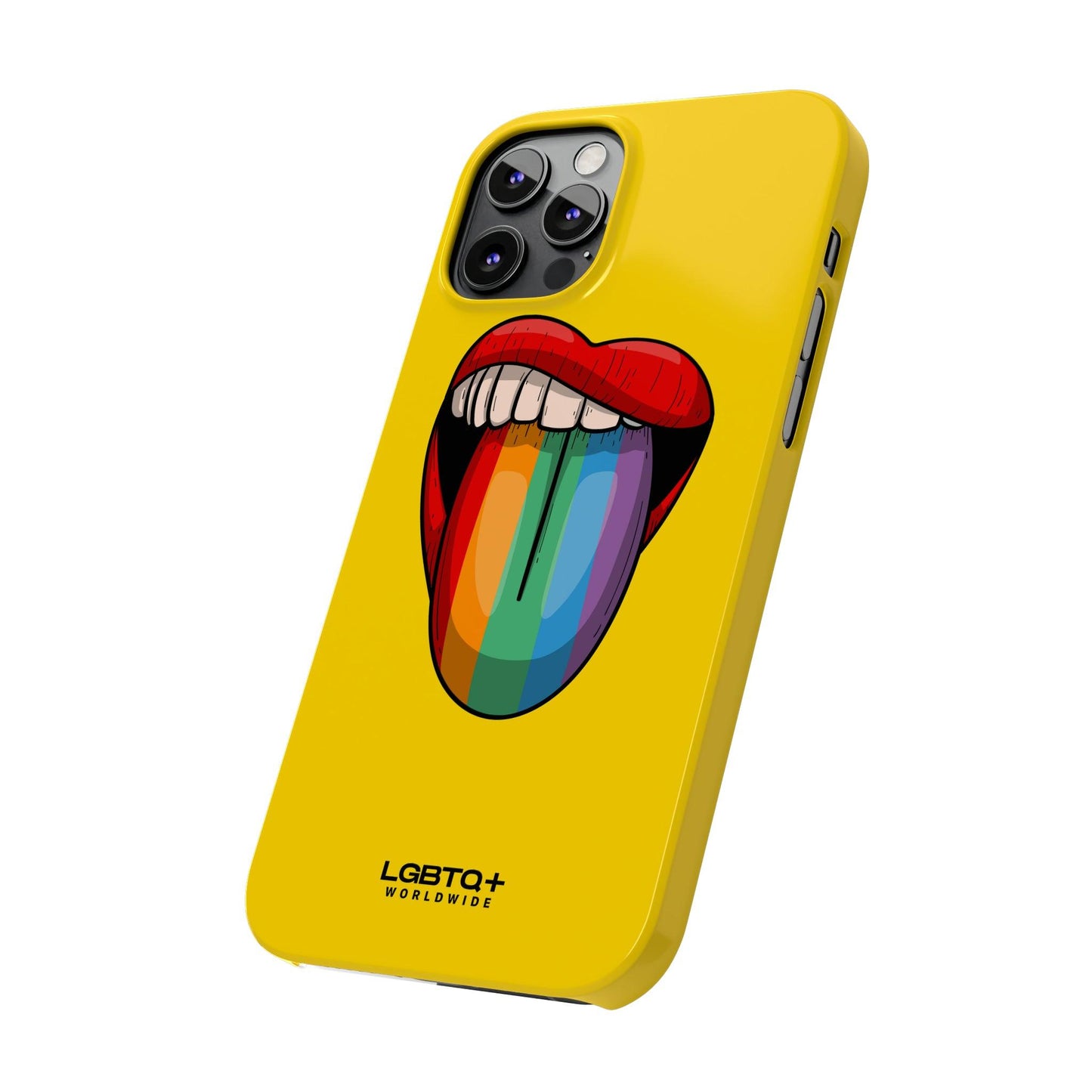 LGBTQWorldwide - ,,ZUNGE" Handyhülle Accessories, Back-to-School, card, Glossy, iPhone, iPhone Cases, Phone accessory, Phone Cases, Samsung Cases, Slim lgbtq Bekleidung Accessoires unisex Zubehör