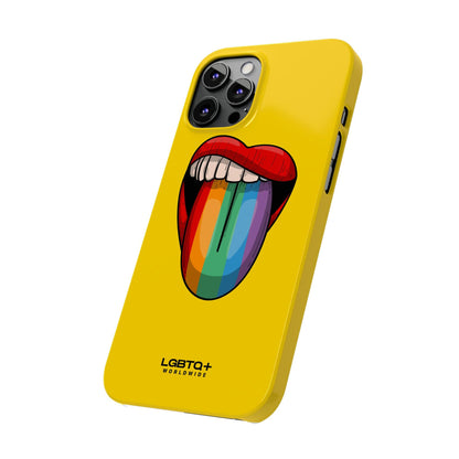 LGBTQWorldwide - ,,ZUNGE" Handyhülle Accessories, Back-to-School, card, Glossy, iPhone, iPhone Cases, Phone accessory, Phone Cases, Samsung Cases, Slim lgbtq Bekleidung Accessoires unisex Zubehör