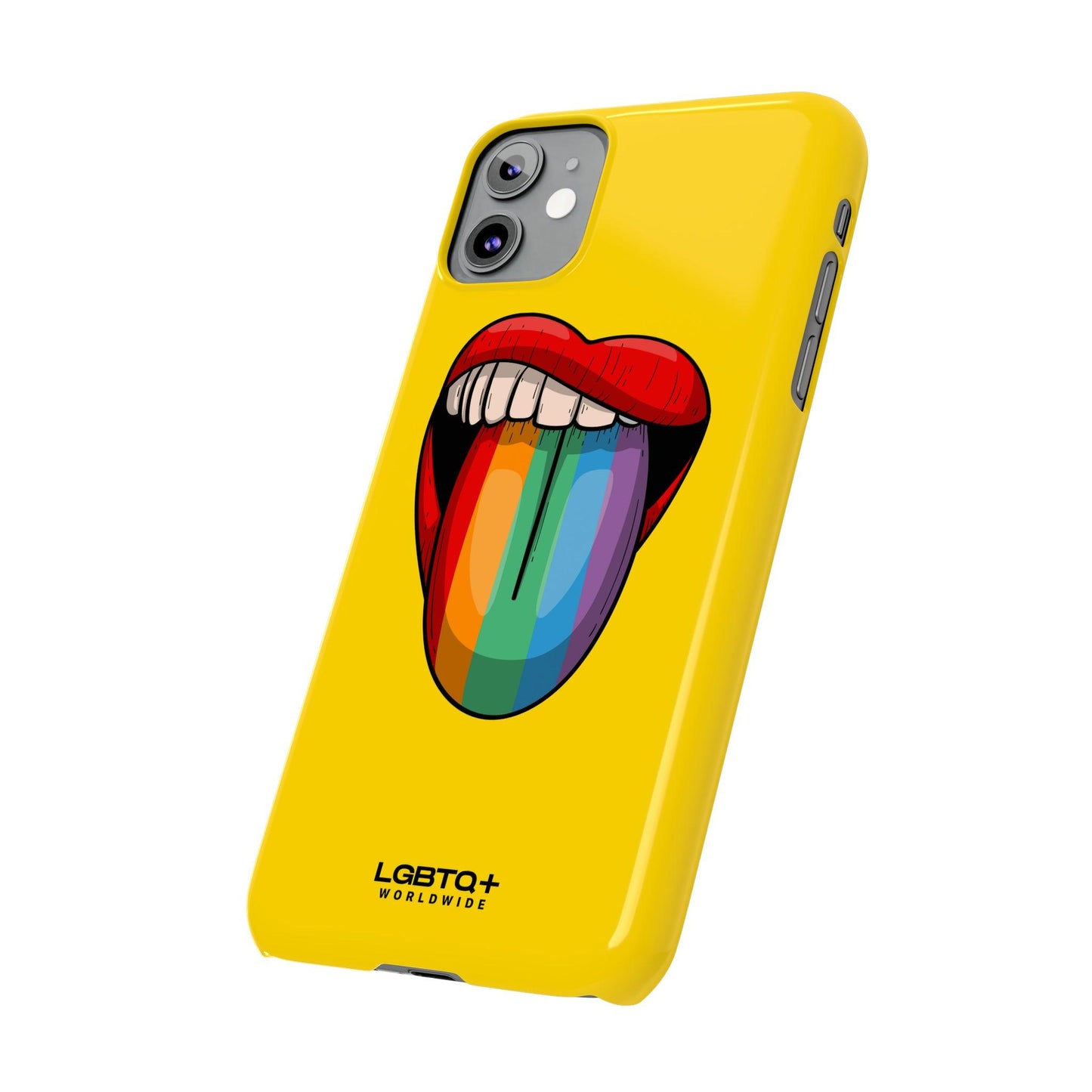 LGBTQWorldwide - ,,ZUNGE" Handyhülle Accessories, Back-to-School, card, Glossy, iPhone, iPhone Cases, Phone accessory, Phone Cases, Samsung Cases, Slim lgbtq Bekleidung Accessoires unisex Zubehör