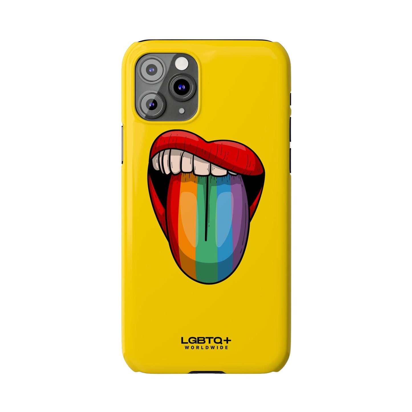 LGBTQWorldwide - ,,ZUNGE" Handyhülle Accessories, Back-to-School, card, Glossy, iPhone, iPhone Cases, Phone accessory, Phone Cases, Samsung Cases, Slim lgbtq Bekleidung Accessoires unisex Zubehör