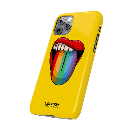 LGBTQWorldwide - ,,ZUNGE" Handyhülle Accessories, Back-to-School, card, Glossy, iPhone, iPhone Cases, Phone accessory, Phone Cases, Samsung Cases, Slim lgbtq Bekleidung Accessoires unisex Zubehör