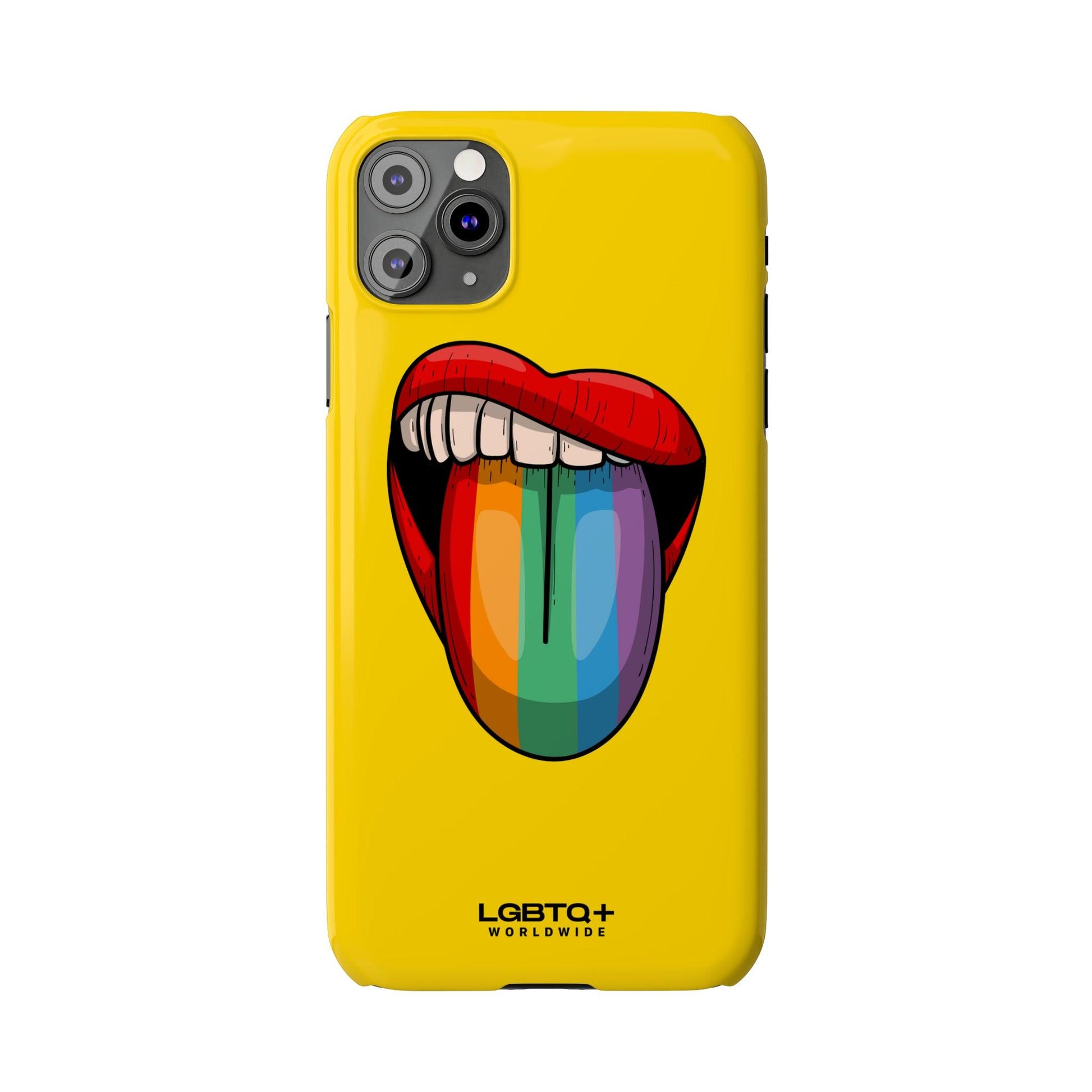 LGBTQWorldwide - ,,ZUNGE" Handyhülle Accessories, Back-to-School, card, Glossy, iPhone, iPhone Cases, Phone accessory, Phone Cases, Samsung Cases, Slim lgbtq Bekleidung Accessoires unisex Zubehör