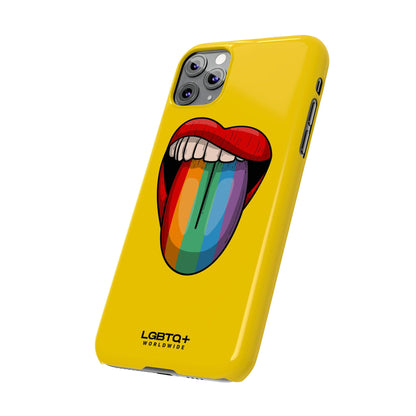 LGBTQWorldwide - ,,ZUNGE" Handyhülle Accessories, Back-to-School, card, Glossy, iPhone, iPhone Cases, Phone accessory, Phone Cases, Samsung Cases, Slim lgbtq Bekleidung Accessoires unisex Zubehör