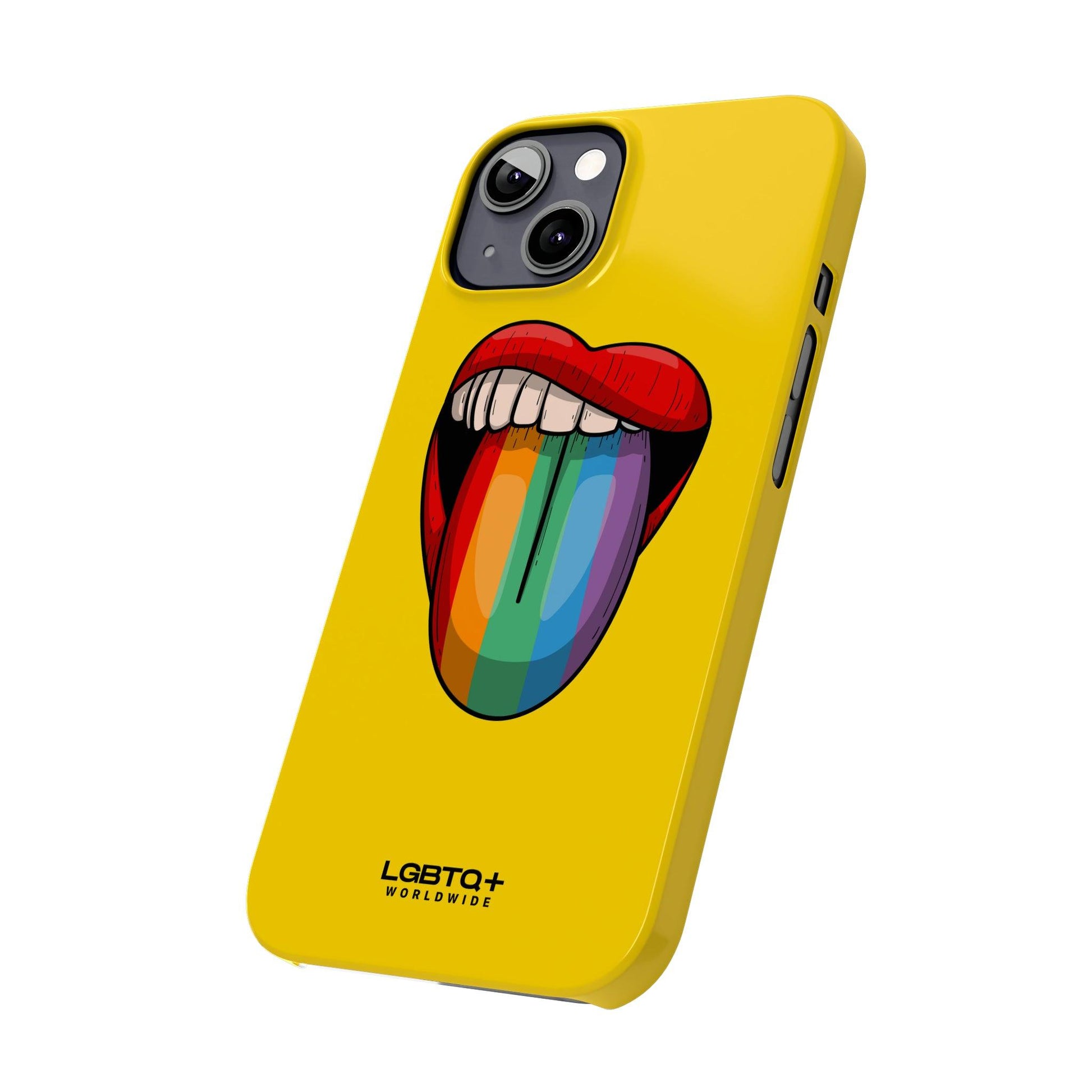 LGBTQWorldwide - ,,ZUNGE" Handyhülle Accessories, Back-to-School, card, Glossy, iPhone, iPhone Cases, Phone accessory, Phone Cases, Samsung Cases, Slim lgbtq Bekleidung Accessoires unisex Zubehör