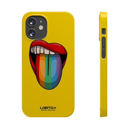 LGBTQWorldwide - ,,ZUNGE" Handyhülle Accessories, Back-to-School, card, Glossy, iPhone, iPhone Cases, Phone accessory, Phone Cases, Samsung Cases, Slim lgbtq Bekleidung Accessoires unisex Zubehör