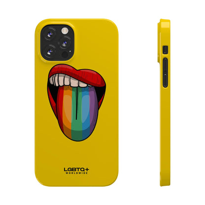 LGBTQWorldwide - ,,ZUNGE" Handyhülle Accessories, Back-to-School, card, Glossy, iPhone, iPhone Cases, Phone accessory, Phone Cases, Samsung Cases, Slim lgbtq Bekleidung Accessoires unisex Zubehör