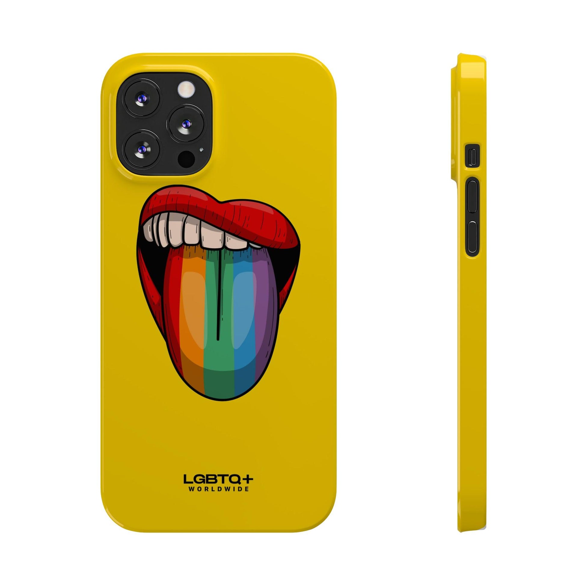 LGBTQWorldwide - ,,ZUNGE" Handyhülle Accessories, Back-to-School, card, Glossy, iPhone, iPhone Cases, Phone accessory, Phone Cases, Samsung Cases, Slim lgbtq Bekleidung Accessoires unisex Zubehör