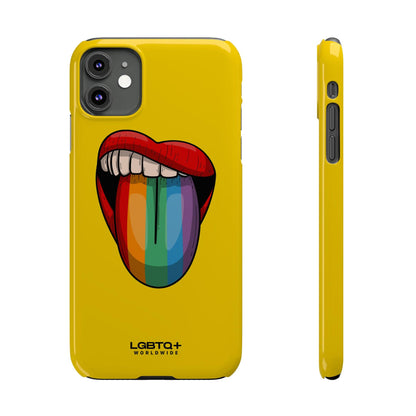 LGBTQWorldwide - ,,ZUNGE" Handyhülle Accessories, Back-to-School, card, Glossy, iPhone, iPhone Cases, Phone accessory, Phone Cases, Samsung Cases, Slim lgbtq Bekleidung Accessoires unisex Zubehör