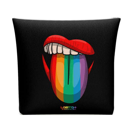 LGBTQWorldwide - ,,ZUNGE" Kosmetiktasche all, All Over Print, AOP, bag, Cosmetics, Home, Pouches, Sublimation, Travel Accessories, With zipper lgbtq Bekleidung Accessoires unisex Zubehör