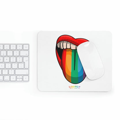 LGBTQWorldwide - ,,ZUNGE" Mauspad All, Desk, Home & Living, Mouse pad, Mouse Pads, Mousepad, tech lgbtq Bekleidung Accessoires unisex Zubehör