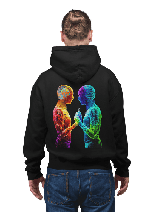 LGBTQWorldwide - ,,ZUSAMMEN" ai, DTG, Eco-friendly, Hoodies, Men's Clothing, Recycled, Unisex, Vegan, Women's Clothing lgbtq Bekleidung Accessoires unisex Zubehör