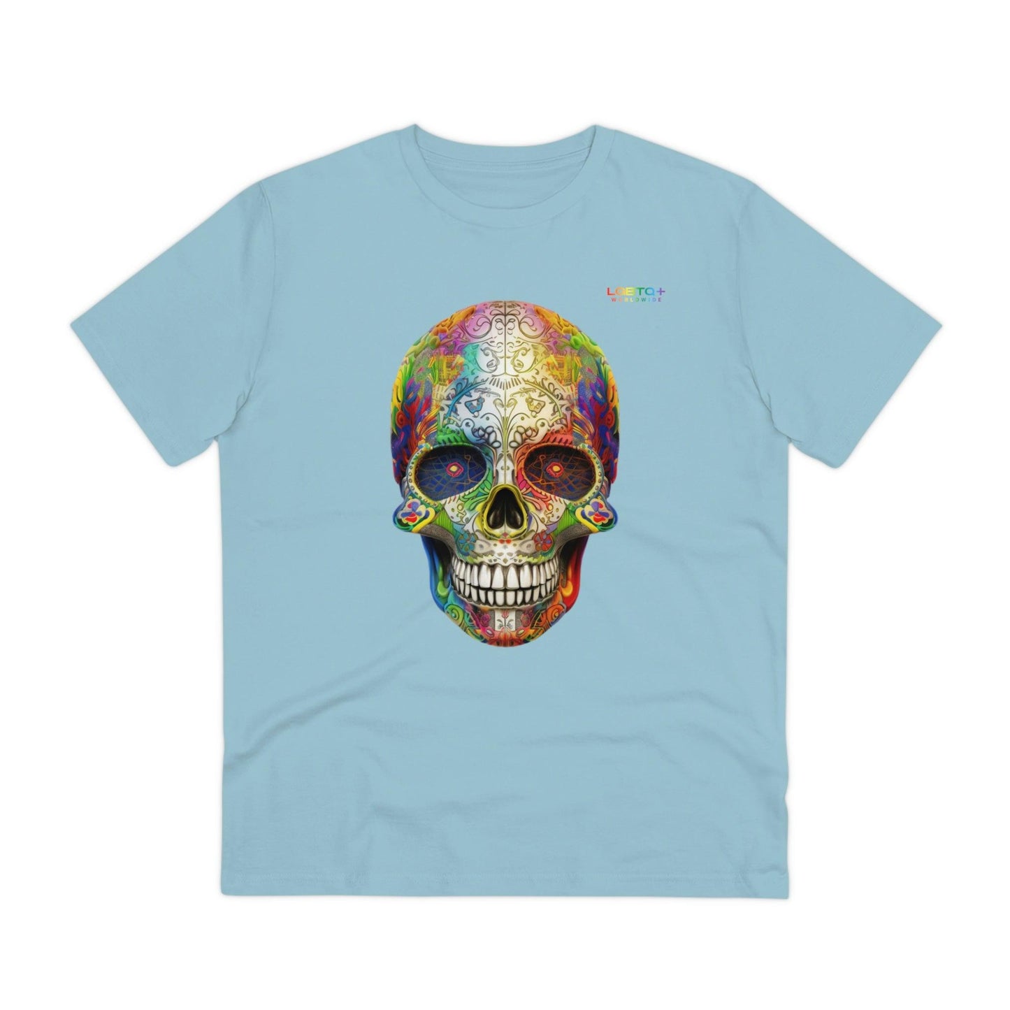 LGBTQWorldwide - ,,SKULL HEAD" ai, Cotton, Crew neck, DTG, Eco-friendly, Men's Clothing, Organic, Recycled, Regular fit, Sustainable, T-shirts, Unisex, Valentine's Day Picks, Vegan, Women's Clothing lgbtq Bekleidung Accessoires unisex Zubehör