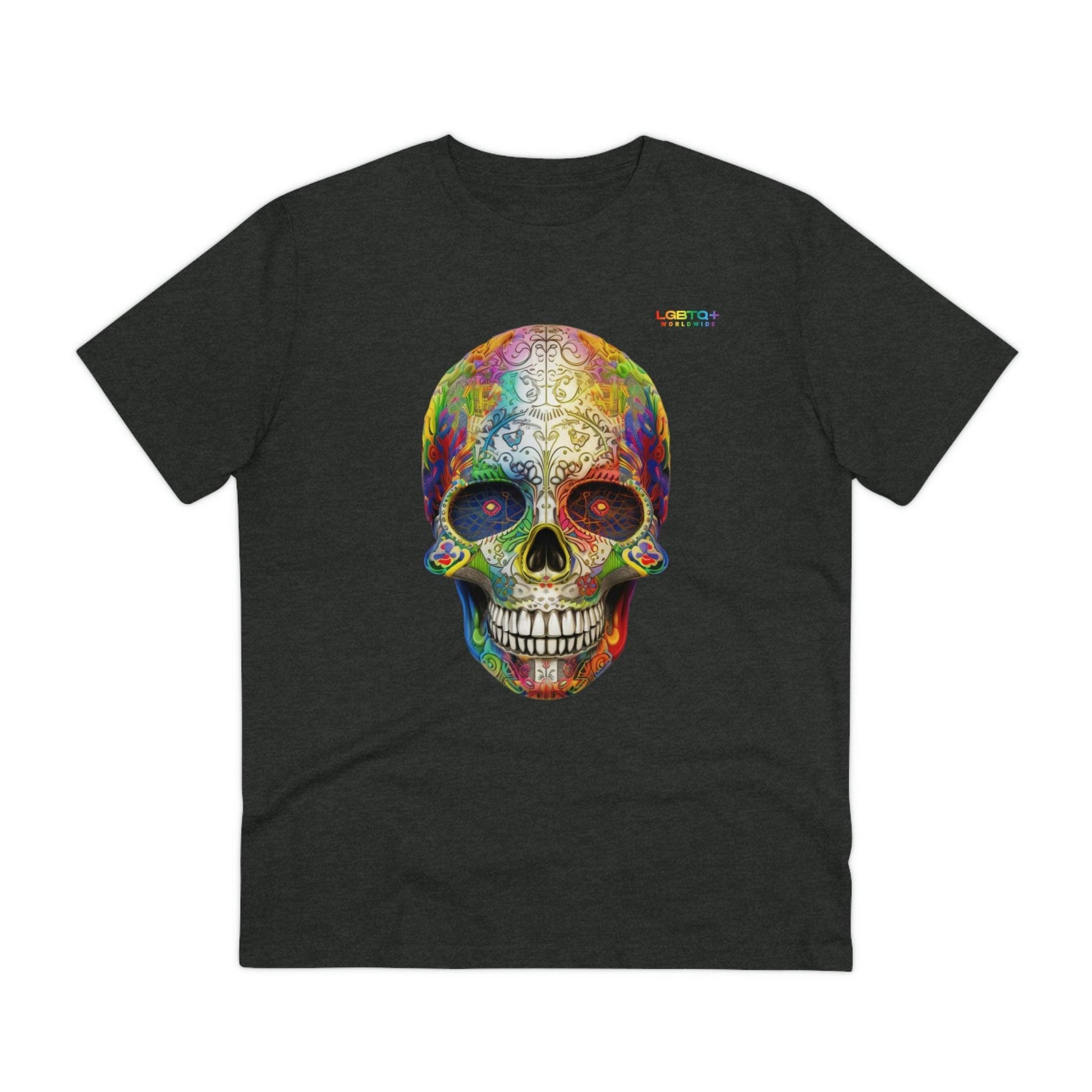 LGBTQWorldwide - ,,SKULL HEAD" ai, Cotton, Crew neck, DTG, Eco-friendly, Men's Clothing, Organic, Recycled, Regular fit, Sustainable, T-shirts, Unisex, Valentine's Day Picks, Vegan, Women's Clothing lgbtq Bekleidung Accessoires unisex Zubehör