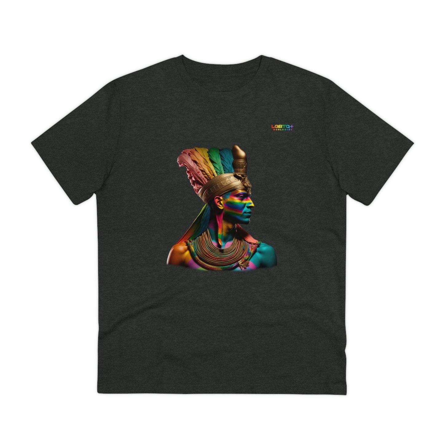 LGBTQWorldwide - ,,PHARAOH" ai, Cotton, Crew neck, DTG, Eco-friendly, Men's Clothing, Organic, Recycled, Regular fit, Sustainable, T-shirts, Unisex, Valentine's Day Picks, Vegan, Women's Clothing lgbtq Bekleidung Accessoires unisex Zubehör