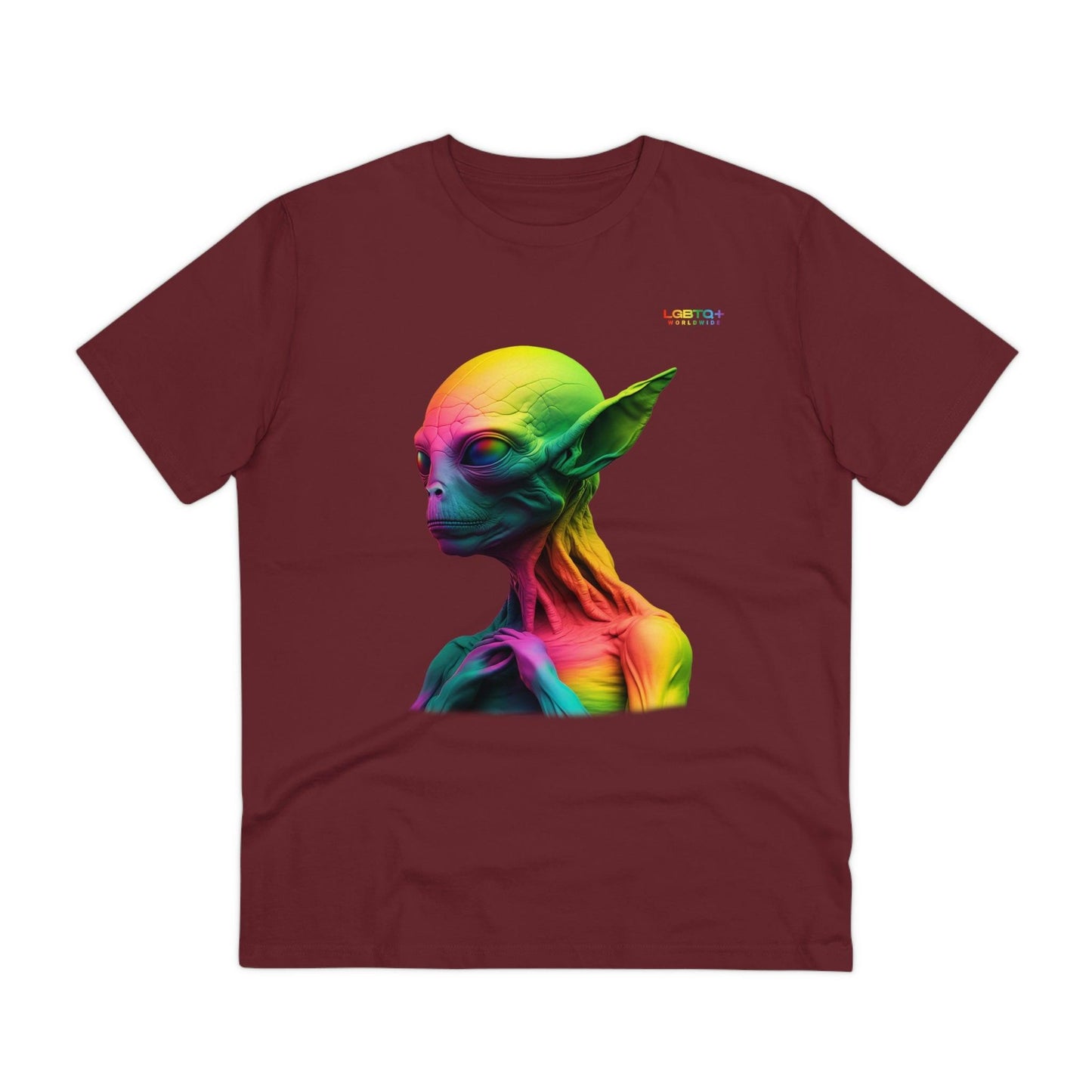 LGBTQWorldwide - ,,ALIEN" ai, Cotton, Crew neck, DTG, Eco-friendly, Men's Clothing, Organic, Recycled, Regular fit, Sustainable, T-shirts, Unisex, Valentine's Day Picks, Vegan, Women's Clothing lgbtq Bekleidung Accessoires unisex Zubehör