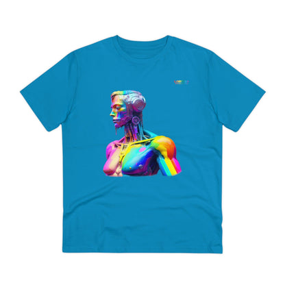 LGBTQWorldwide - ,,GLÜCKLICHER ROBOTER" ai, Cotton, Crew neck, DTG, Eco-friendly, Men's Clothing, Organic, Recycled, Regular fit, Sustainable, T-shirts, Unisex, Valentine's Day Picks, Vegan, Women's Clothing lgbtq Bekleidung Accessoires unisex Zubehör