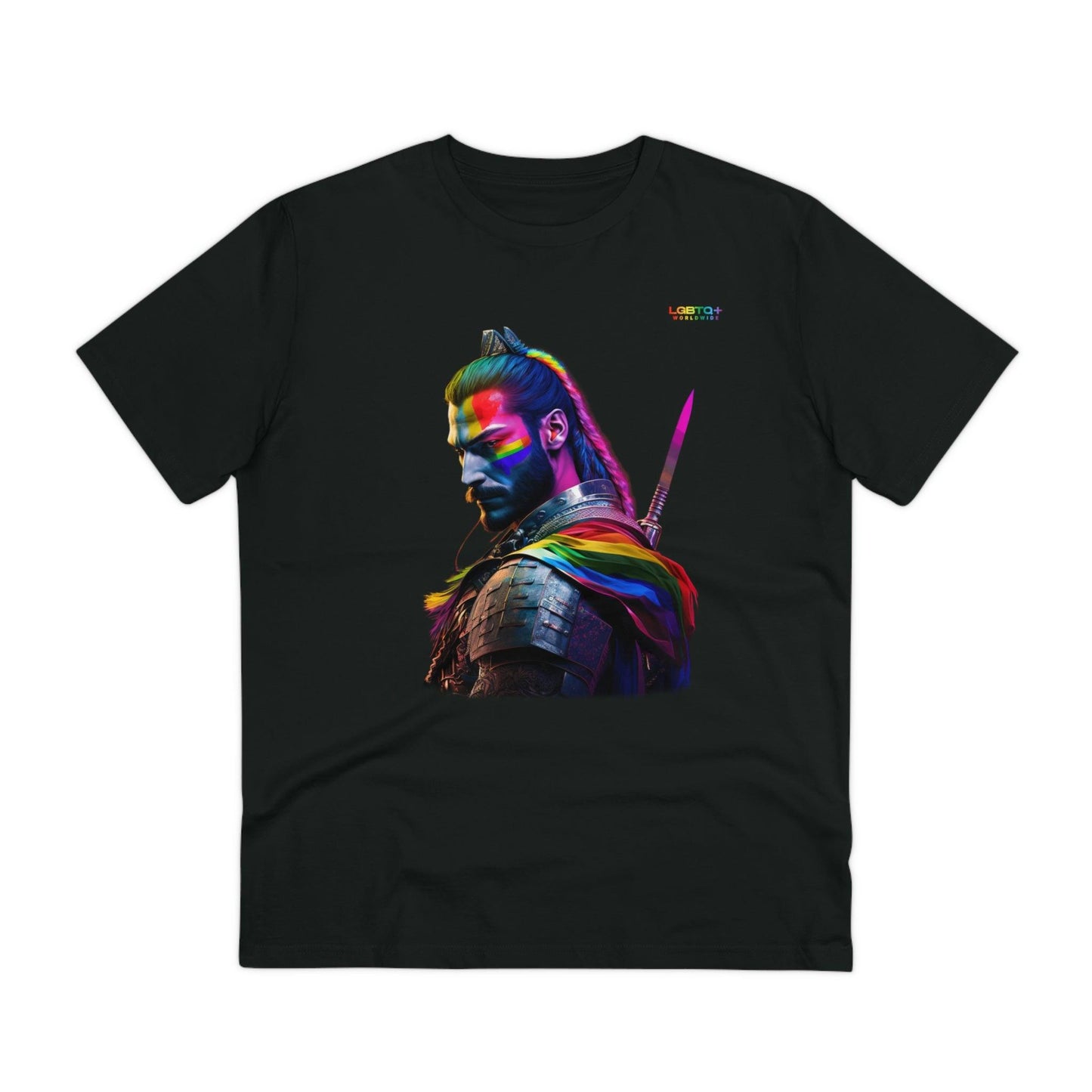 LGBTQWorldwide - ,,SAMURAI" ai, Cotton, Crew neck, DTG, Eco-friendly, Men's Clothing, Organic, Recycled, Regular fit, Sustainable, T-shirts, Unisex, Valentine's Day Picks, Vegan, Women's Clothing lgbtq Bekleidung Accessoires unisex Zubehör