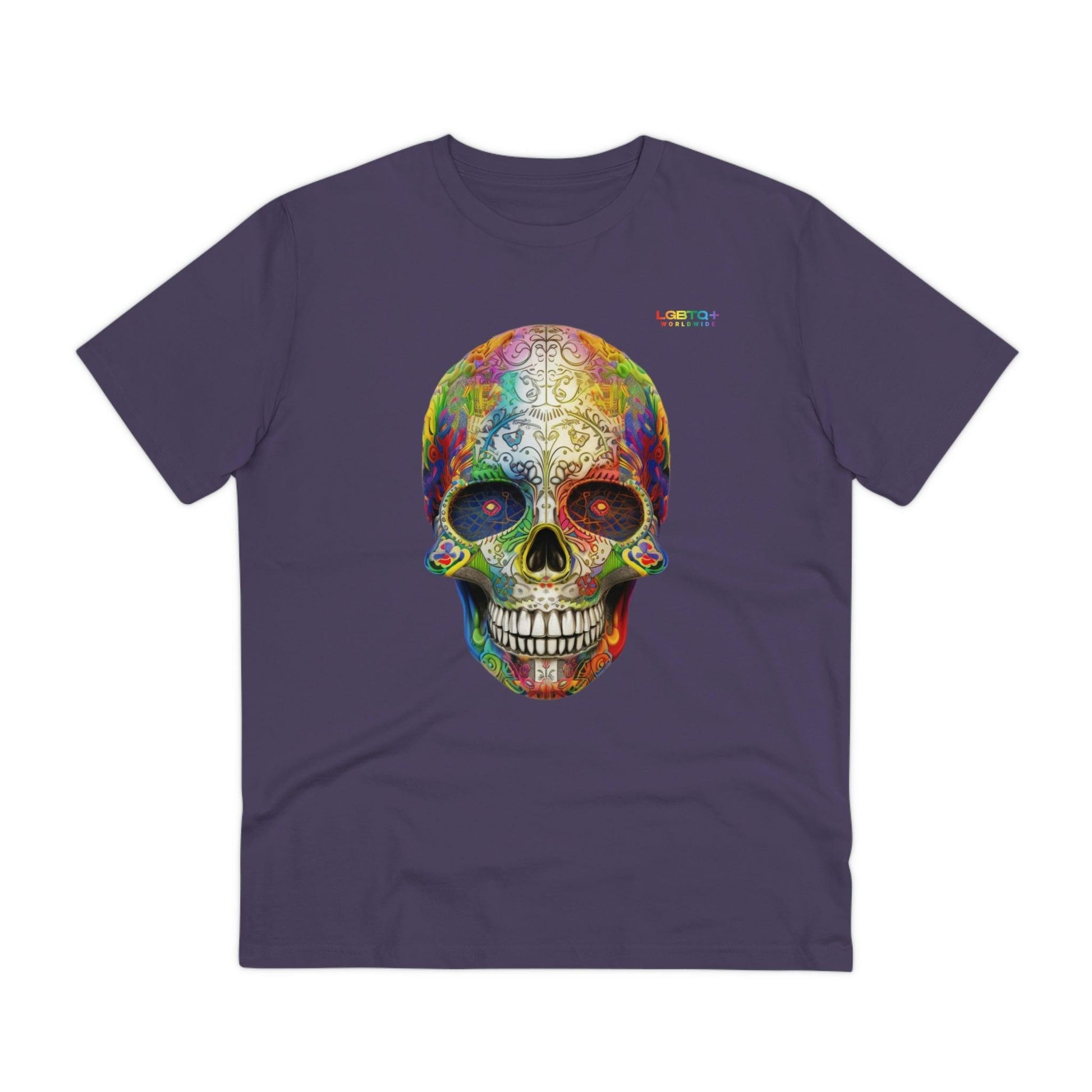 LGBTQWorldwide - ,,SKULL HEAD" ai, Cotton, Crew neck, DTG, Eco-friendly, Men's Clothing, Organic, Recycled, Regular fit, Sustainable, T-shirts, Unisex, Valentine's Day Picks, Vegan, Women's Clothing lgbtq Bekleidung Accessoires unisex Zubehör