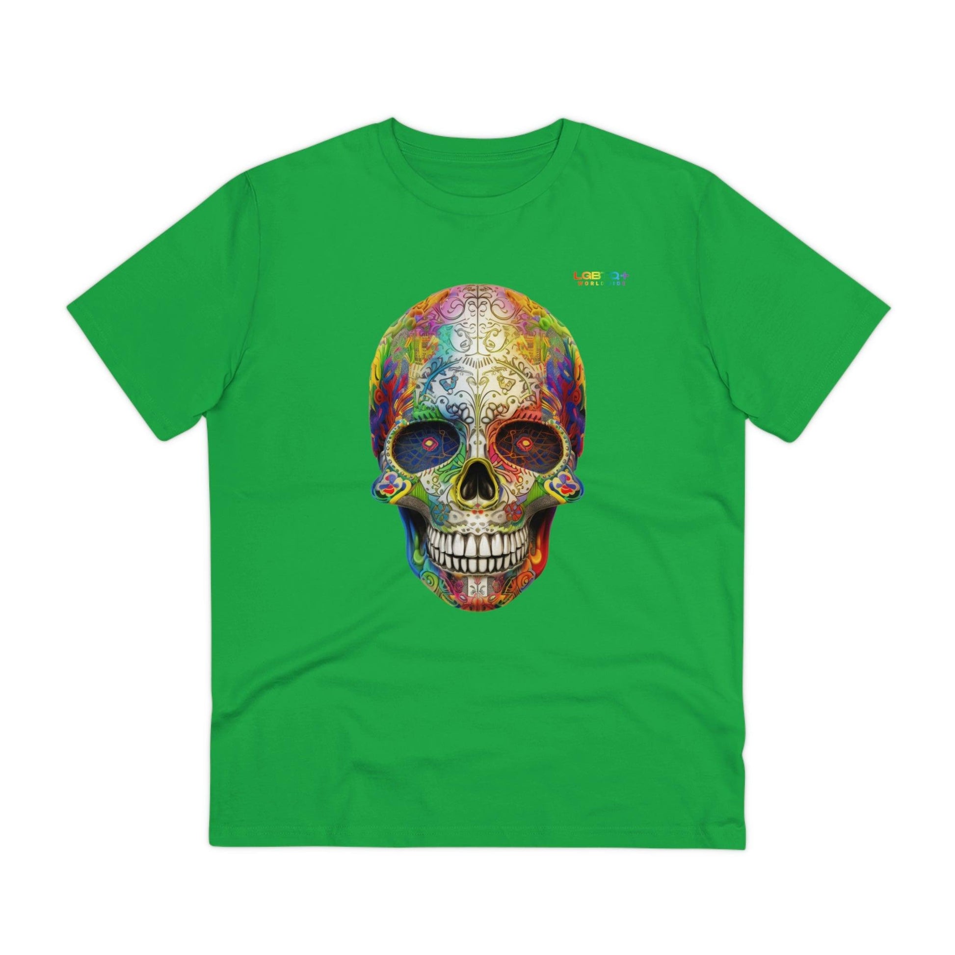 LGBTQWorldwide - ,,SKULL HEAD" ai, Cotton, Crew neck, DTG, Eco-friendly, Men's Clothing, Organic, Recycled, Regular fit, Sustainable, T-shirts, Unisex, Valentine's Day Picks, Vegan, Women's Clothing lgbtq Bekleidung Accessoires unisex Zubehör