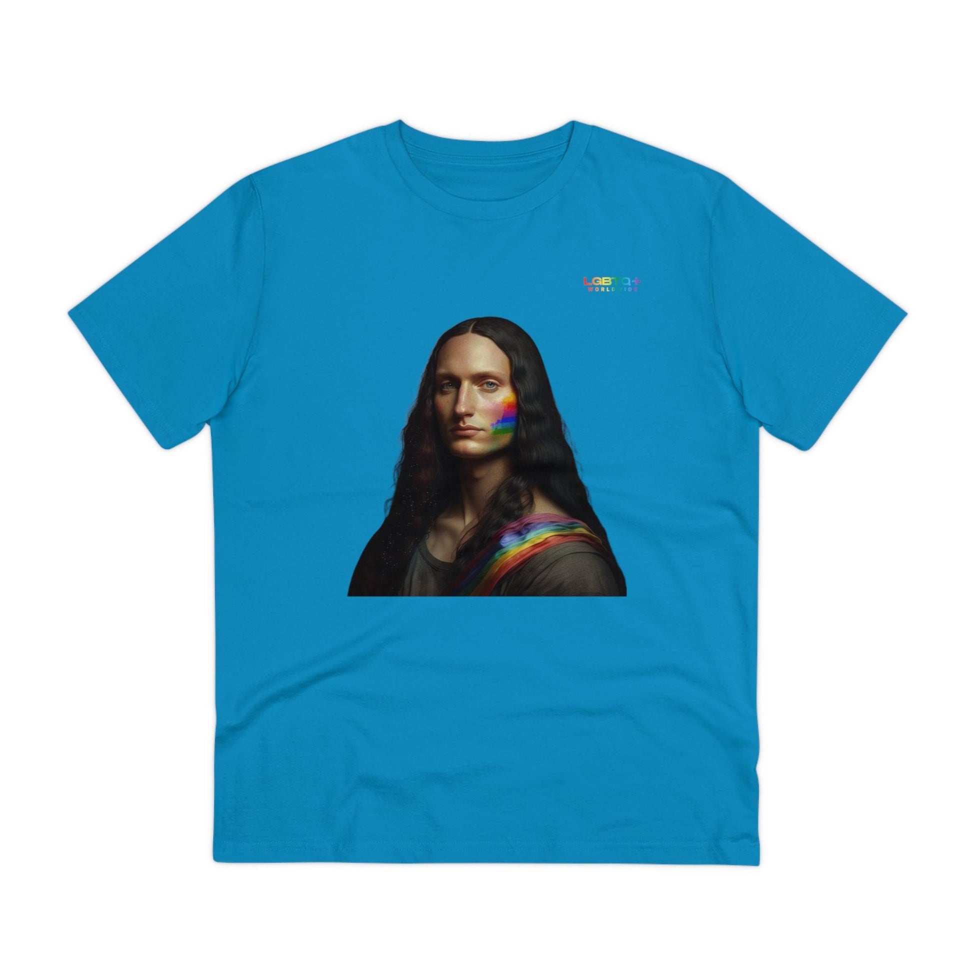 LGBTQWorldwide - ,,MONA LISA" ai, Cotton, Crew neck, DTG, Eco-friendly, Men's Clothing, Organic, Recycled, Regular fit, Sustainable, T-shirts, Unisex, Valentine's Day Picks, Vegan, Women's Clothing lgbtq Bekleidung Accessoires unisex Zubehör