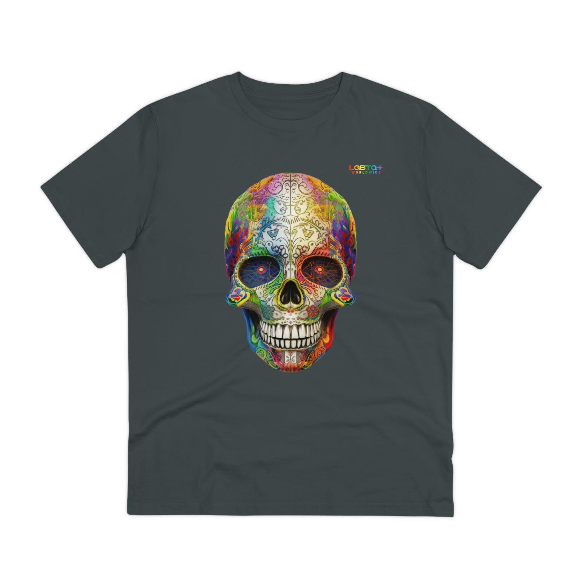 LGBTQWorldwide - ,,SKULL HEAD" ai, Cotton, Crew neck, DTG, Eco-friendly, Men's Clothing, Organic, Recycled, Regular fit, Sustainable, T-shirts, Unisex, Valentine's Day Picks, Vegan, Women's Clothing lgbtq Bekleidung Accessoires unisex Zubehör