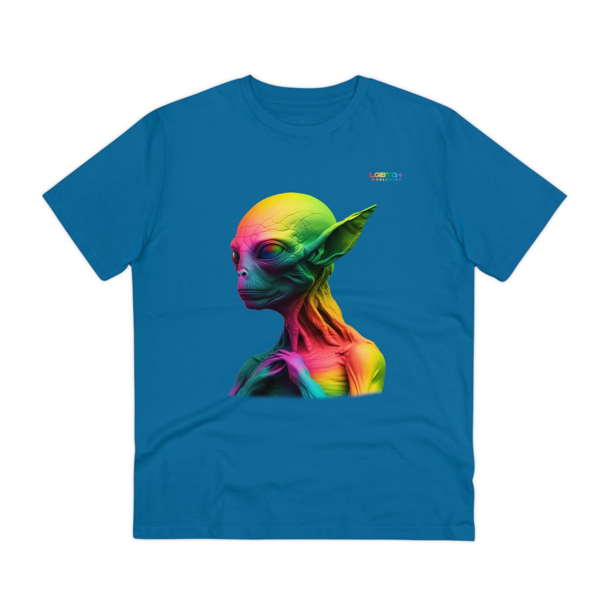 LGBTQWorldwide - ,,ALIEN" ai, Cotton, Crew neck, DTG, Eco-friendly, Men's Clothing, Organic, Recycled, Regular fit, Sustainable, T-shirts, Unisex, Valentine's Day Picks, Vegan, Women's Clothing lgbtq Bekleidung Accessoires unisex Zubehör