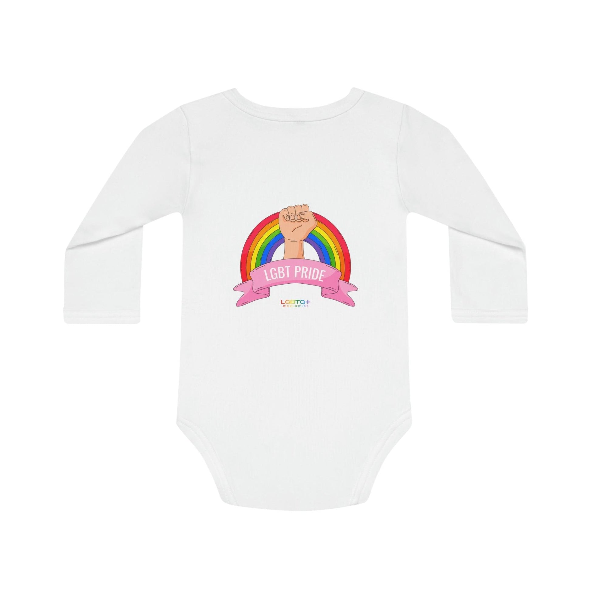 LGBTQWorldwide - ,,PRIDE" Organischer Baby Strampler Baby, Baby Clothing, Bodysuits, Cotton, DTG, Kids' Clothing, Organic lgbtq Bekleidung Accessoires unisex Zubehör