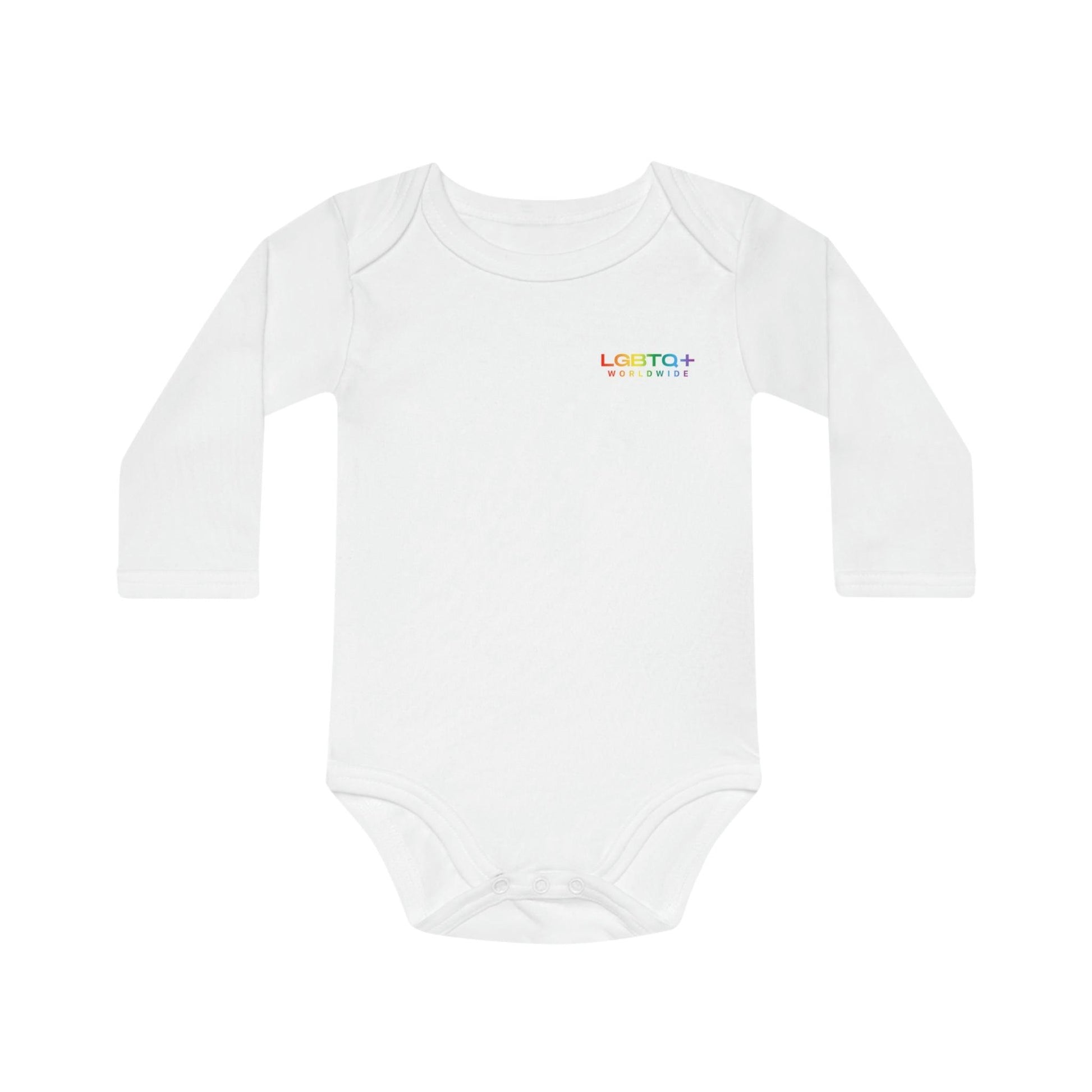 LGBTQWorldwide - ,,PRIDE" Organischer Baby Strampler Baby, Baby Clothing, Bodysuits, Cotton, DTG, Kids' Clothing, Organic lgbtq Bekleidung Accessoires unisex Zubehör