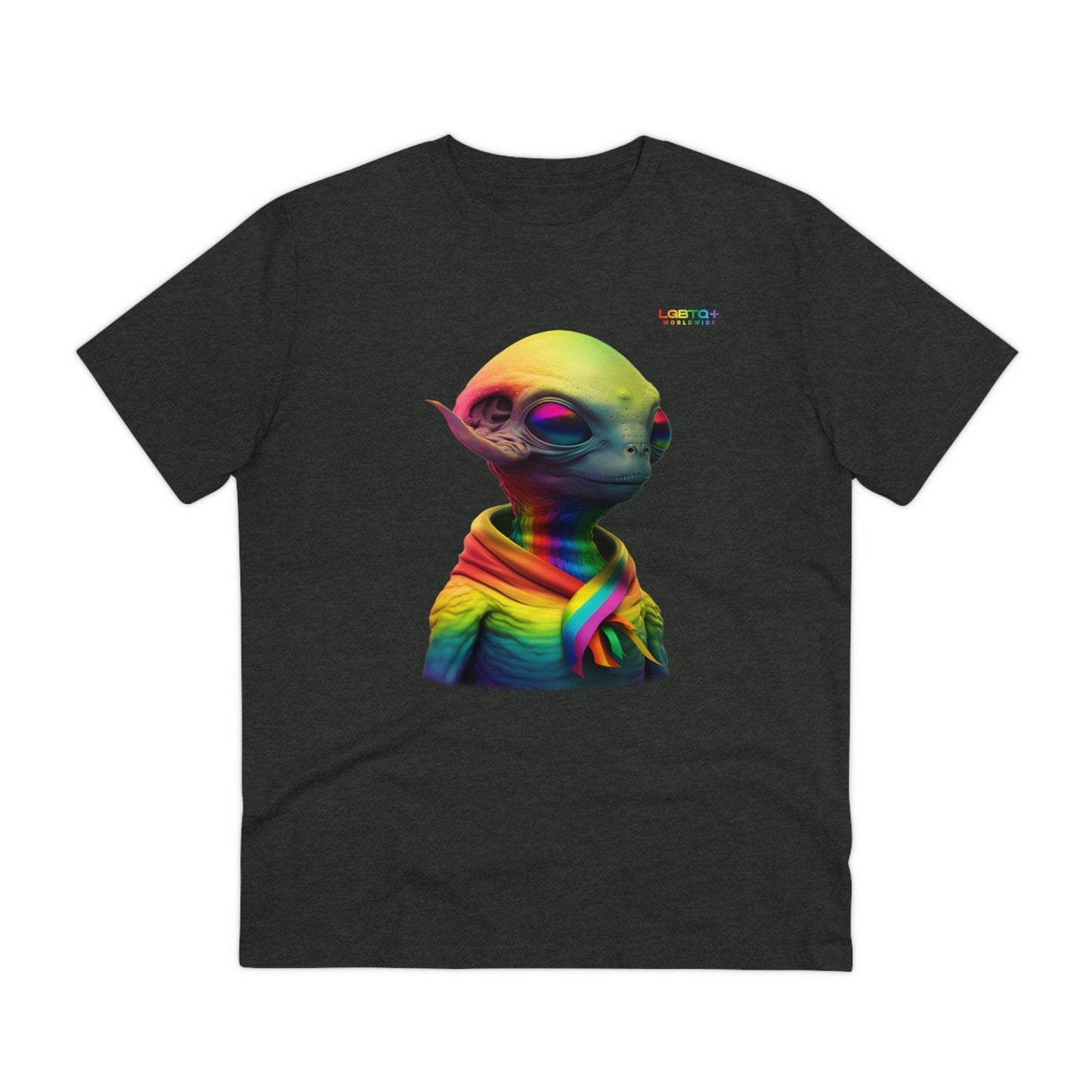 LGBTQWorldwide - ,,ALIEN" ai, Cotton, Crew neck, DTG, Eco-friendly, Men's Clothing, Organic, Recycled, Regular fit, Sustainable, T-shirts, Unisex, Valentine's Day Picks, Vegan, Women's Clothing lgbtq Bekleidung Accessoires unisex Zubehör