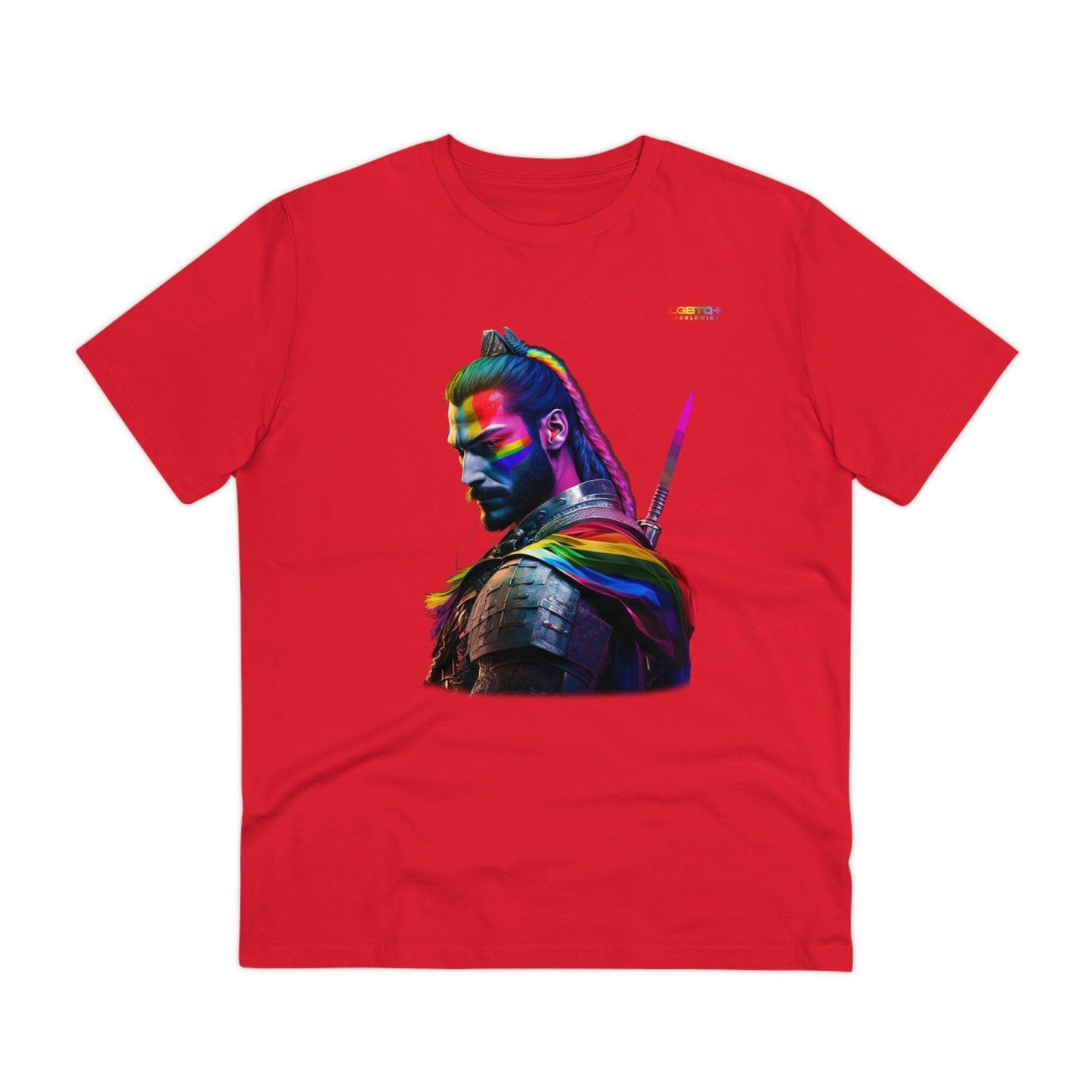 LGBTQWorldwide - ,,SAMURAI" ai, Cotton, Crew neck, DTG, Eco-friendly, Men's Clothing, Organic, Recycled, Regular fit, Sustainable, T-shirts, Unisex, Valentine's Day Picks, Vegan, Women's Clothing lgbtq Bekleidung Accessoires unisex Zubehör