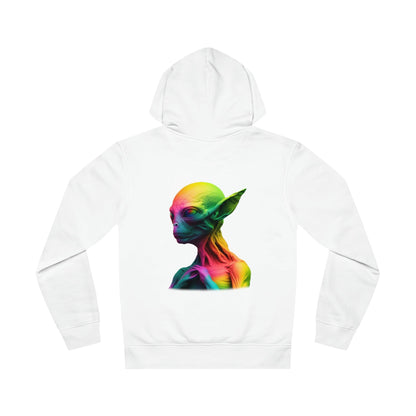 LGBTQWorldwide - ,,GLÜCKLICHES ALIEN" ai, DTG, Eco-friendly, Hoodies, Men's Clothing, Recycled, Unisex, Vegan, Women's Clothing lgbtq Bekleidung Accessoires unisex Zubehör