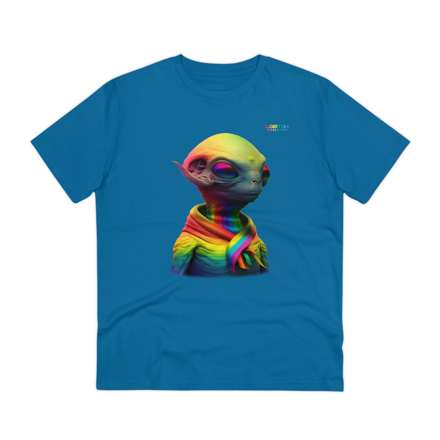 LGBTQWorldwide - ,,ALIEN" ai, Cotton, Crew neck, DTG, Eco-friendly, Men's Clothing, Organic, Recycled, Regular fit, Sustainable, T-shirts, Unisex, Valentine's Day Picks, Vegan, Women's Clothing lgbtq Bekleidung Accessoires unisex Zubehör