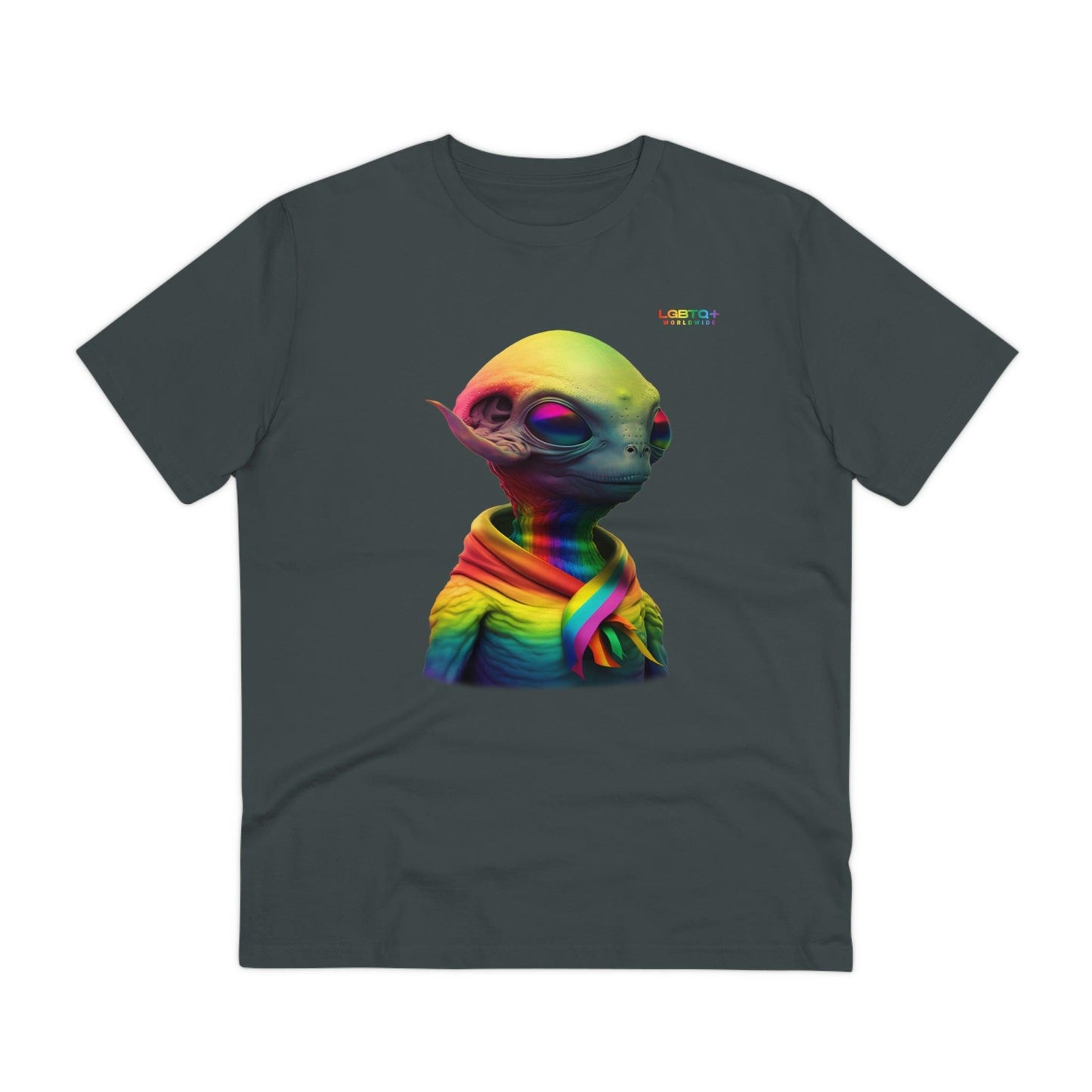 LGBTQWorldwide - ,,ALIEN" ai, Cotton, Crew neck, DTG, Eco-friendly, Men's Clothing, Organic, Recycled, Regular fit, Sustainable, T-shirts, Unisex, Valentine's Day Picks, Vegan, Women's Clothing lgbtq Bekleidung Accessoires unisex Zubehör