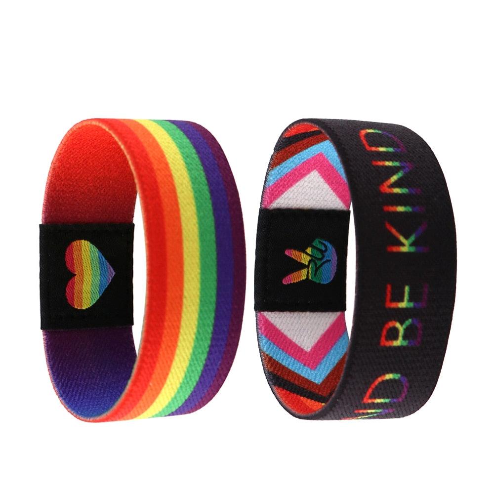 LGBTQWorldwide - Armband zwei Seiten Style Accessoires, Aktion lgbtq Bekleidung Accessoires unisex Zubehör