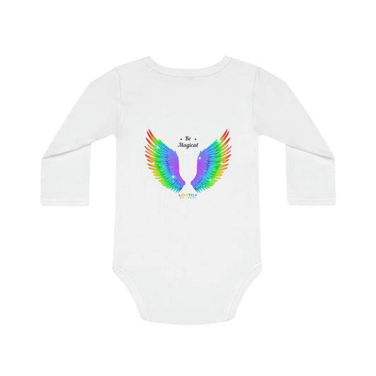 LGBTQWorldwide - ,,BE MAGICAL" Organischer Baby Strampler Baby, Baby Clothing, Bodysuits, Cotton, DTG, Kids' Clothing, Organic lgbtq Bekleidung Accessoires unisex Zubehör