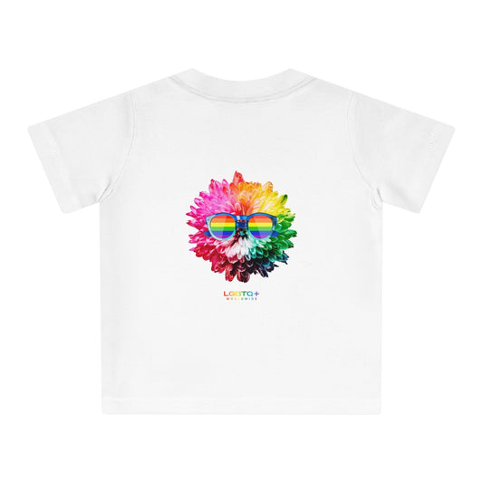 LGBTQWorldwide - ,,BLUME" Baby, Baby Clothing, Cotton, DTG, Eco-friendly, Kids' Clothing, Organic lgbtq Bekleidung Accessoires unisex Zubehör