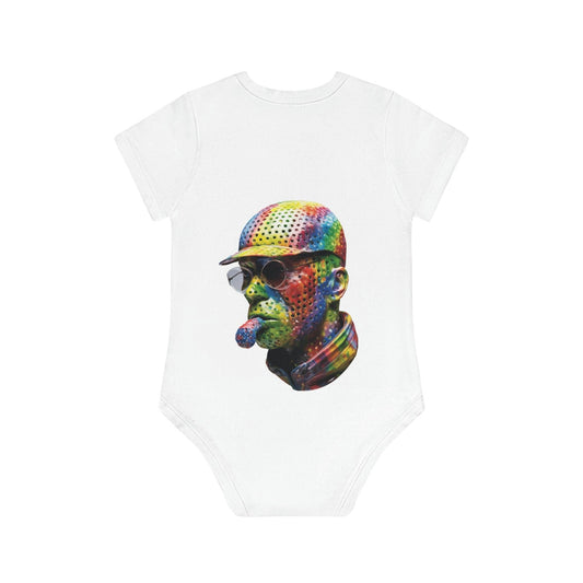 LGBTQWorldwide - ,,COOL MAN" Baby Organic Short Sleeve Bodysuit baby, Baby Clothing, DTG, Kids' Clothing, Onesies lgbtq Bekleidung Accessoires unisex Zubehör