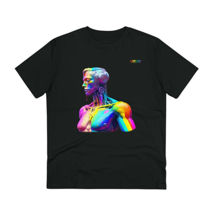 LGBTQWorldwide - ,,GLÜCKLICHER ROBOTER" ai, Cotton, Crew neck, DTG, Eco-friendly, Men's Clothing, Organic, Recycled, Regular fit, Sustainable, T-shirts, Unisex, Valentine's Day Picks, Vegan, Women's Clothing lgbtq Bekleidung Accessoires unisex Zubehör