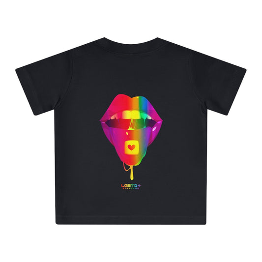 LGBTQWorldwide - ,,LIEBES PILLE" Baby, Baby Clothing, Cotton, DTG, Eco-friendly, Kids' Clothing, Organic lgbtq Bekleidung Accessoires unisex Zubehör