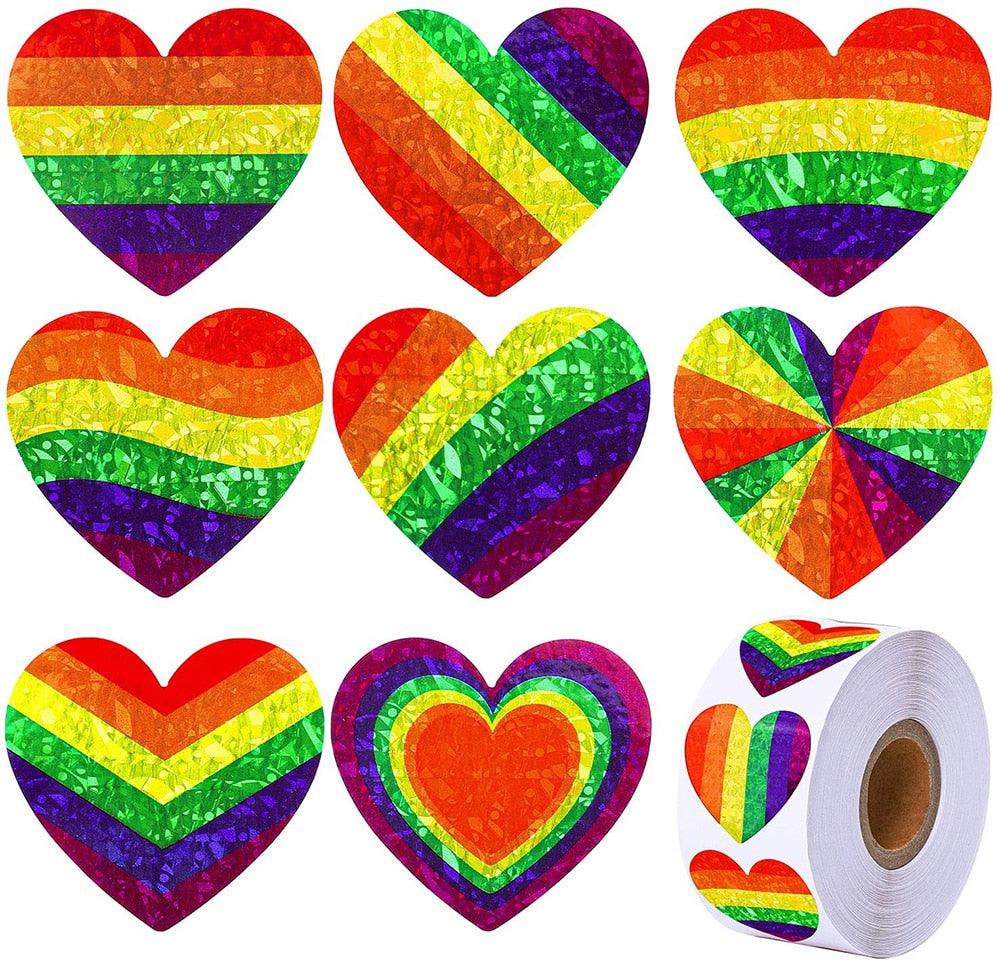 LGBTQWorldwide - LOVE Stickerrolle Accessoires lgbtq Bekleidung Accessoires unisex Zubehör