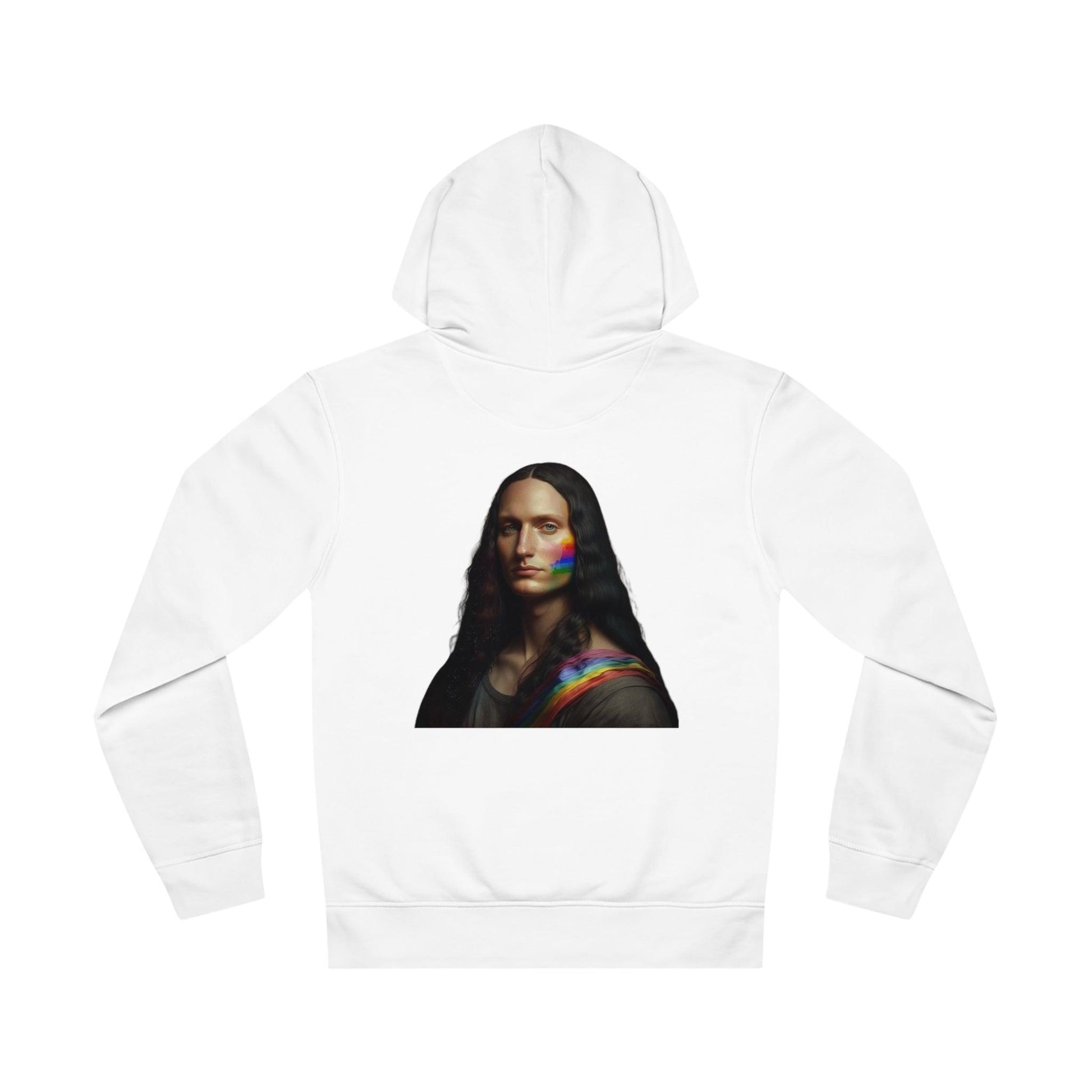 LGBTQWorldwide - ,,MONA LISA" ai, DTG, Eco-friendly, Hoodies, Men's Clothing, Recycled, Unisex, Vegan, Women's Clothing lgbtq Bekleidung Accessoires unisex Zubehör